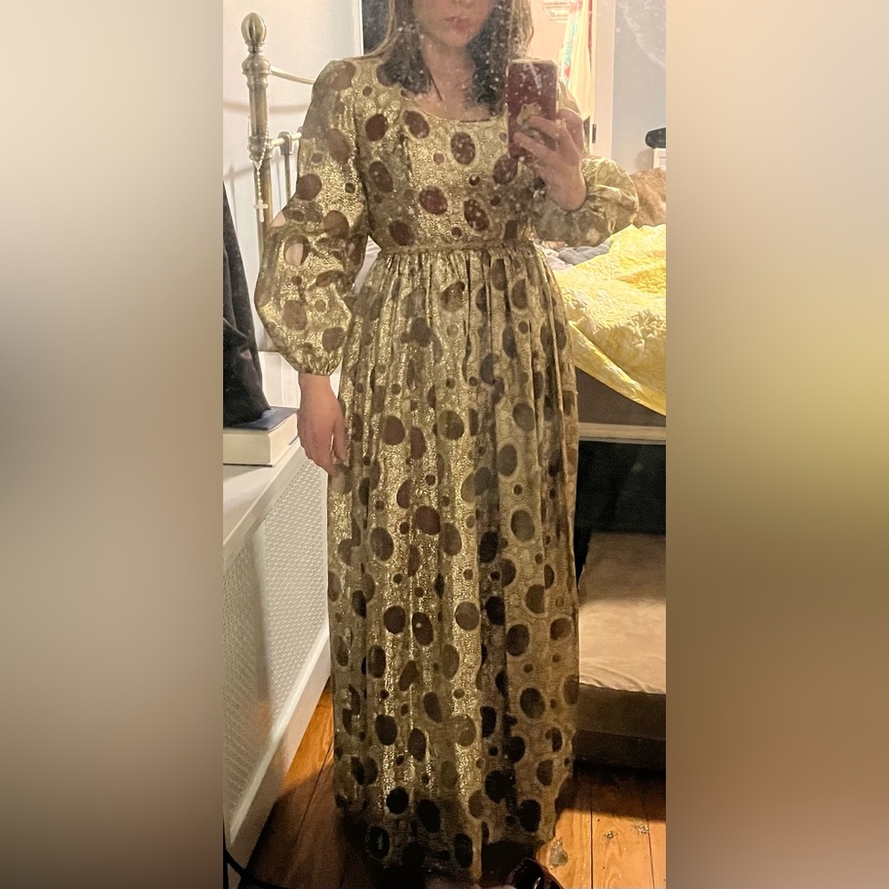 Vintage Gold Dress